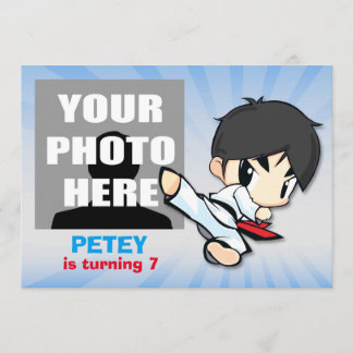 Martialkonstinbjudan - ANPASSNINGSBAR Inbjudningar