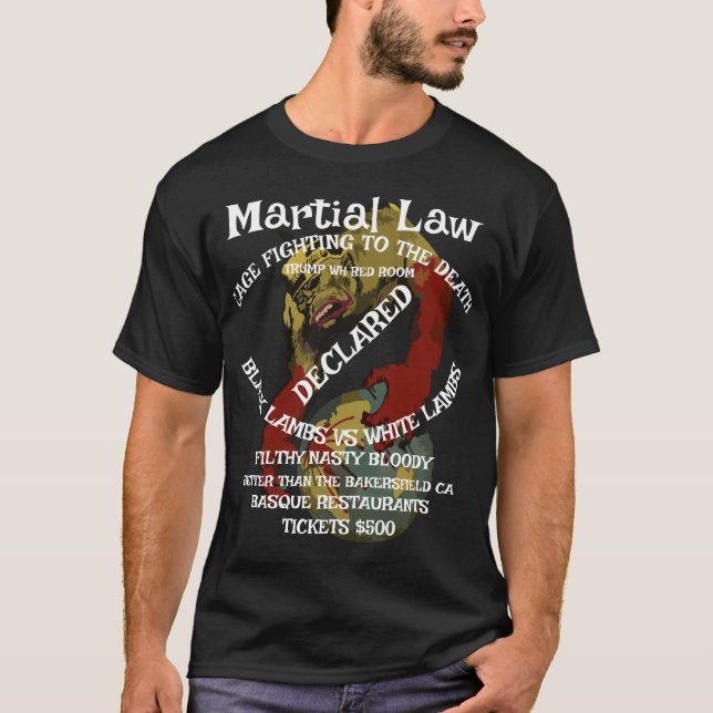Martialrätten förklarade att ingen mer röst någons t shirt (Framsida)