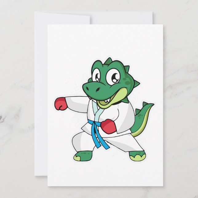 Martialteckningar Dinosauar Inbjudningar (Framsida)
