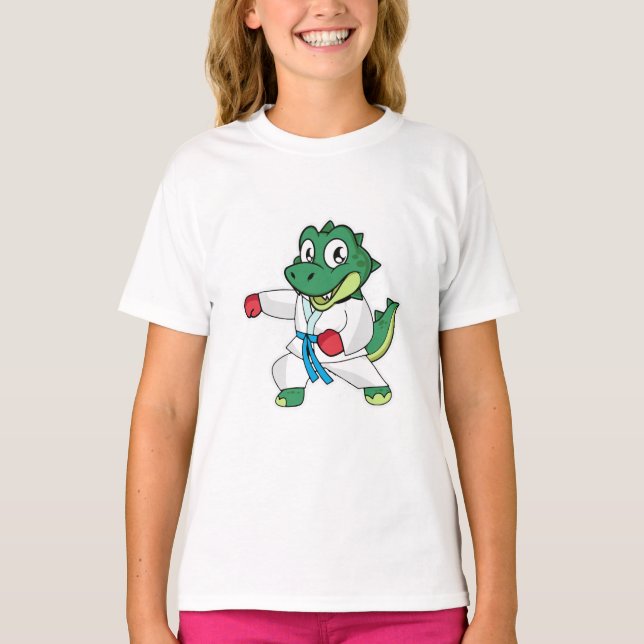 Martialteckningar Dinosauar T Shirt (Framsida)