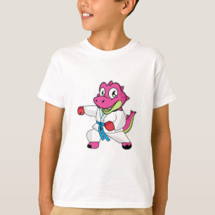 Martialteckningar Dinosaur Girl T Shirt