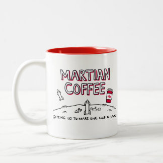 Martian Coffee - Mugg - Vi ska till Mars...