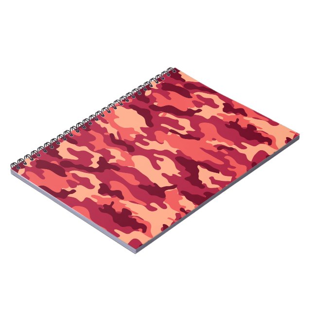 MARTIAN DESERT CAMO/CAMOUFLAGE DAZZLE MÖNSTER ANTECKNINGSBOK (Vänstra Sidan)