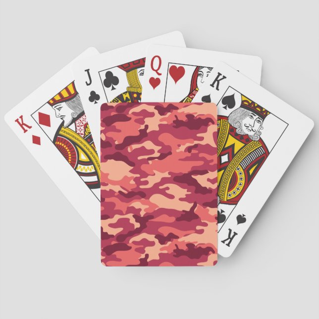 MARTIAN DESERT CAMO/CAMOUFLAGE DAZZLE MÖNSTER CASINOKORT (Baksidan)