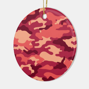 MARTIAN DESERT CAMO/CAMOUFLAGE DAZZLE MÖNSTER JULGRANSPRYDNAD KERAMIK