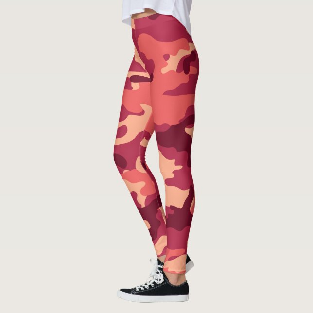 MARTIAN DESERT CAMO/CAMOUFLAGE DAZZLE MÖNSTER LEGGINGS (Vänster)