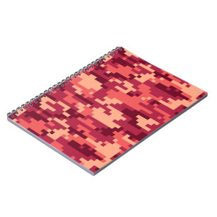 MARTIAN DESERT DIGITAL CAMO/CAMOUFLAGE ANTECKNINGSBOK