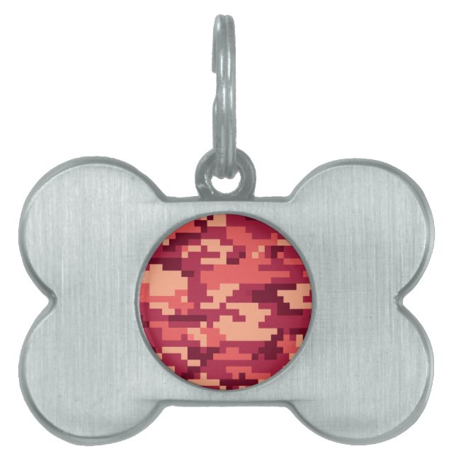 MARTIAN DESERT DIGITAL CAMO/CAMOUFLAGE ID-bricka HUSDJUR (Framsidan)
