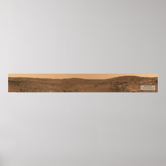 Martian Landskap (Seminole panorama, fullt-bredd) Poster