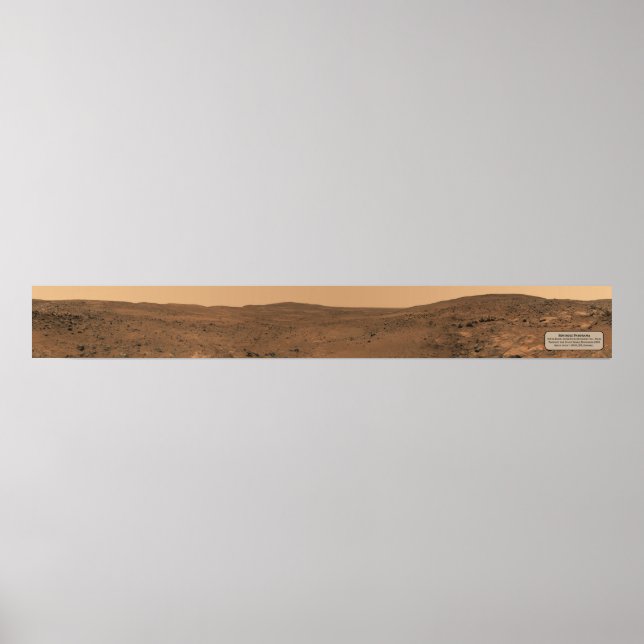 Martian Landskap (Seminole panorama, fullt-bredd) Poster (Framsidan)