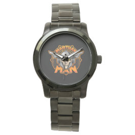 Martian Man Futuristic Logo Art Armbandsur