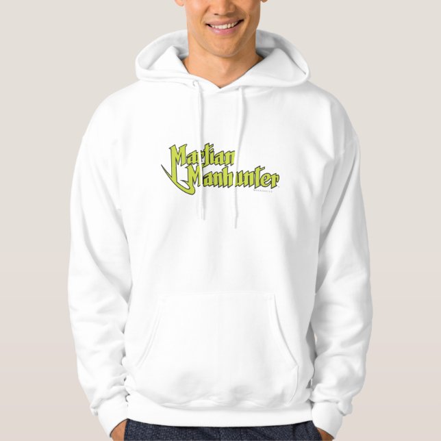 Martian Manhunter Logotyp Sweatshirt Med Luva (Framsida)