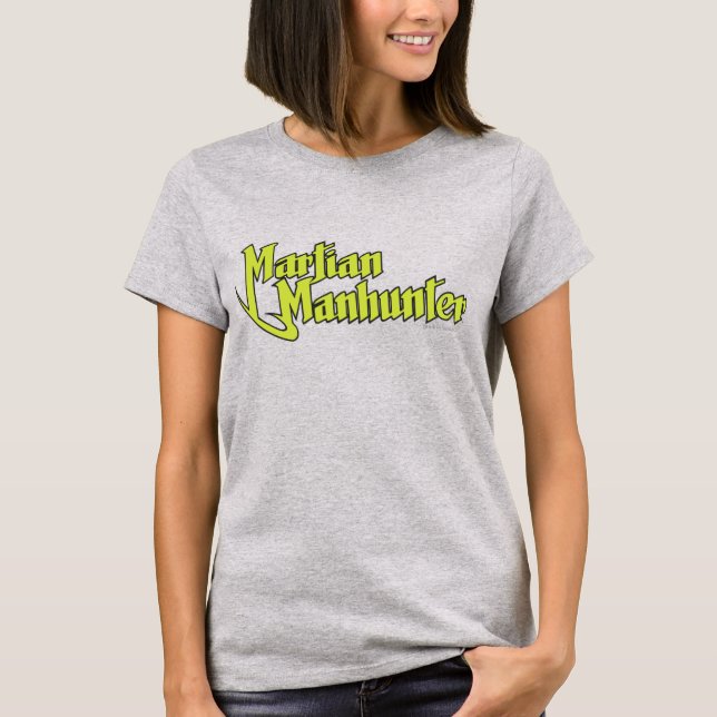 Martian Manhunter Logotyp Tee Shirt (Framsida)