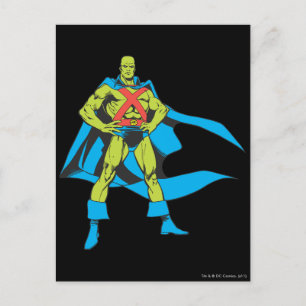 Martian Manhunter Poserar Vykort