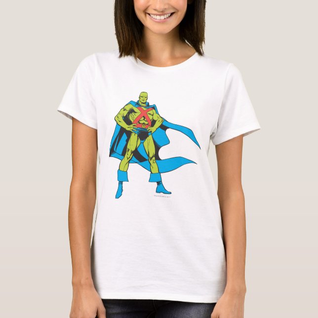 Martian Manhunter Poses Tee Shirt (Framsida)
