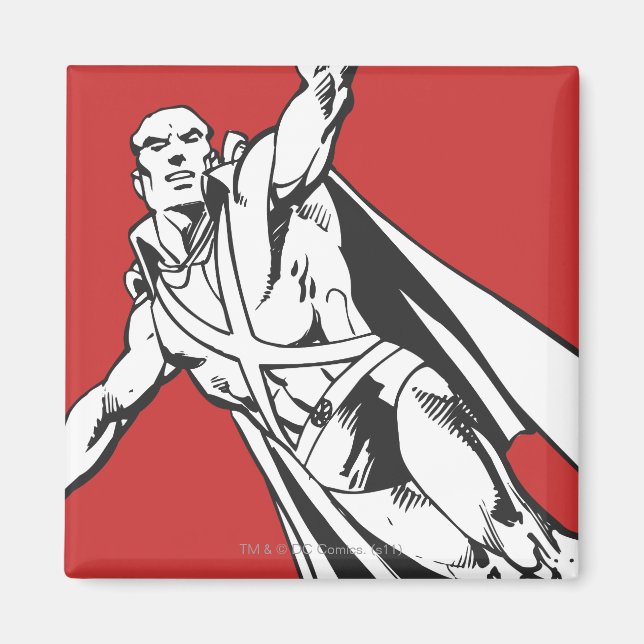 Martian Manhunter Soars 2 Magnet (Framsidan)