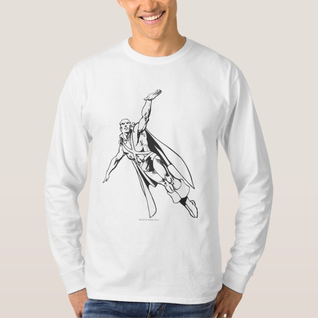 Martian Manhunter Soars 2 Tee Shirt (Framsida)