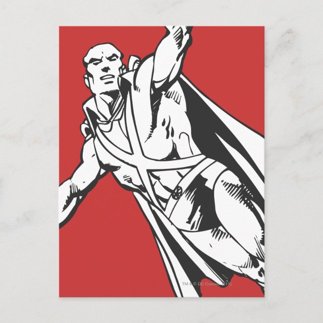 Martian Manhunter Soars 2 Vykort (Framsida)