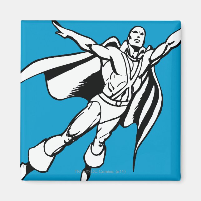 Martian Manhunter Soars 3 Magnet (Framsidan)