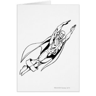 Martian Manhunter Soars 4 Hälsningskort