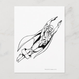 Martian Manhunter Soars 4 Vykort