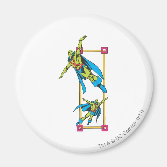 Martian Manhunter Soars Magnet (Framsidan)