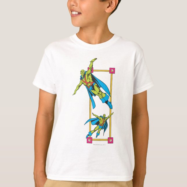 Martian Manhunter Soars T-shirt (Framsida)