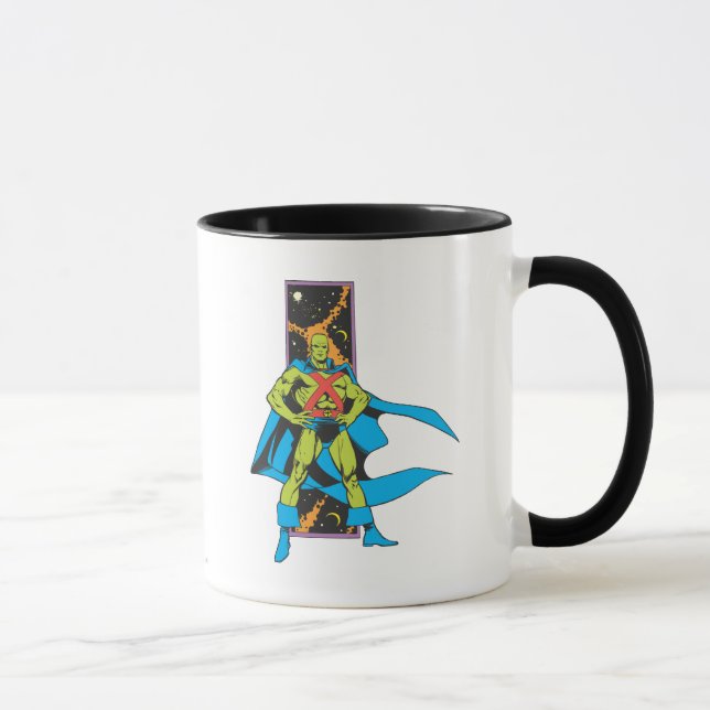 Martian Manhunter & Space BackDrop Mugg (Höger)