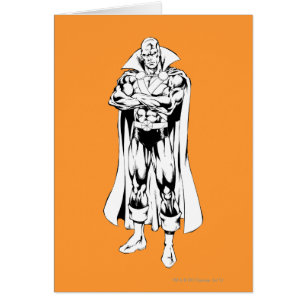 Martian Manhunter Stolkontur Hälsningskort