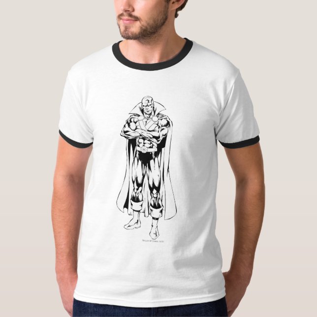 Martian Manhunter Stolkontur Tee (Framsida)
