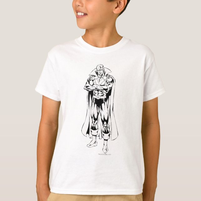 Martian Manhunter Stolkontur Tee (Framsida)