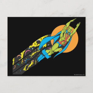 Martian Manhunter tar flyget Vykort