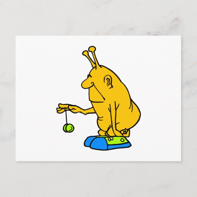 Martian med Unga Vykort (Framsida)