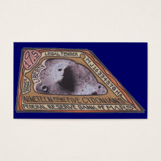 Martian $ Nitton Point Fem CYDONIANS ANMÄRKNINGAR Visitkort