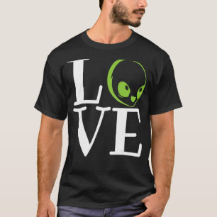 Martian Rymden UFO Planets Believer Flies Sa T Shirt