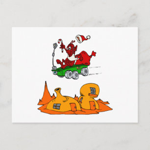 Martian Santa rover Helg Vykort