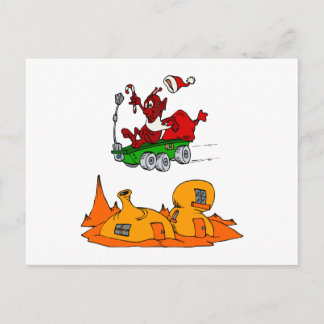 Martian Santa rover Helg Vykort