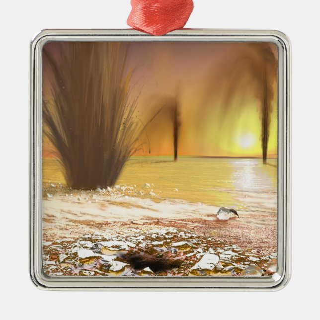 Martian South polar glass cap Julgransprydnad Metall (Framsidan)