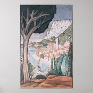 Martigues (Harbor i Provence) Poster