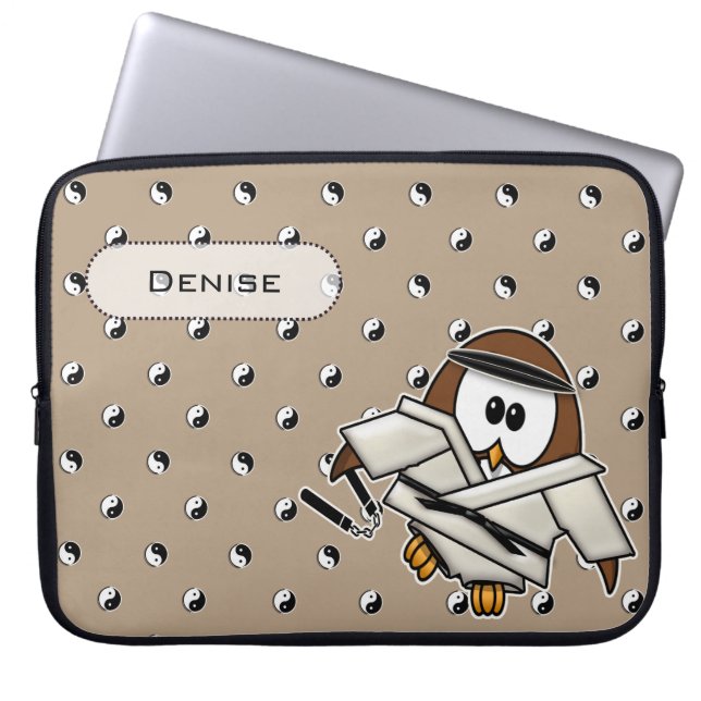 martikonmästare uggla laptop sleeve (Framsidan)