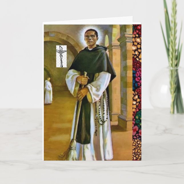 Martín de Porres Greeting Card Kort (Framsida)