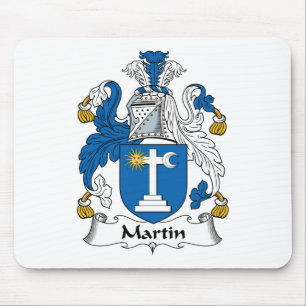 Martin familjvapensköld musmatta