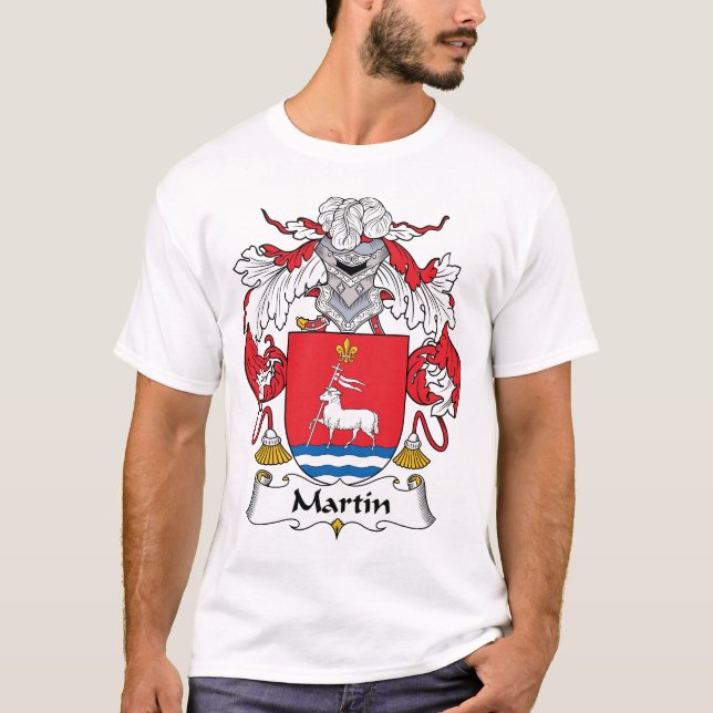 Martin familjvapensköld tee shirt (Framsida)