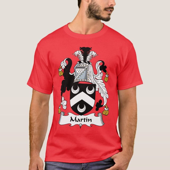 Martin familjvapensköld tee shirt (Framsida)