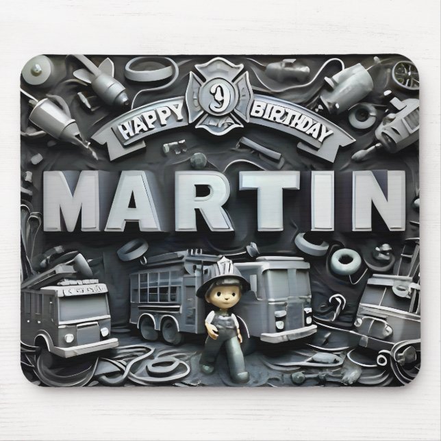 MARTIN ~ Fireboy! ~ Mousepad Musmatta (Framsidan)