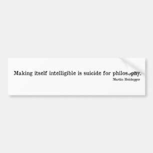 Martin Heidegger Bildekal