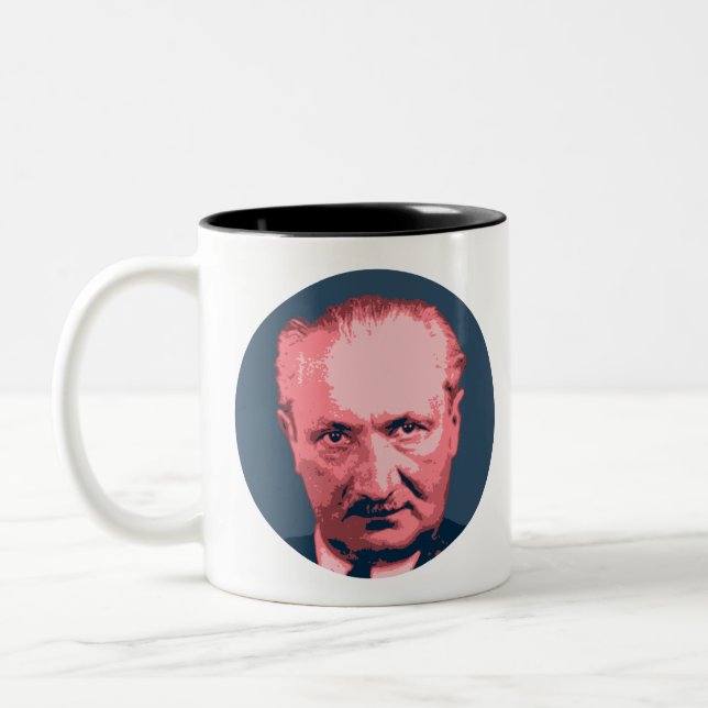 Martin Heidegger Två-Tonad Mugg (Vänster)