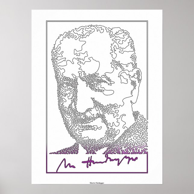 Martin Heidegger. Tysk filosof [013] Poster (Framsidan)