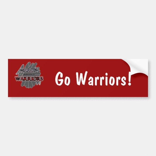 Martin High School Warriors - Arlington, TX Bildekal (Framsidan)
