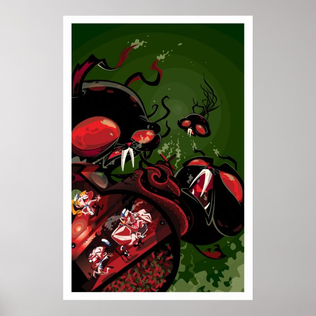 Martin Hsu - Attack i Octobunny Poster (Framsidan)